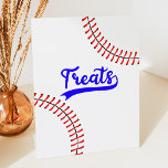 Baseball Sports Red Blue Party Leckerei Table Sockelschild<br><div class="desc">Dies ist ein Baseball Sport Red Blue Party Leckereien Dessert Sign!</div>