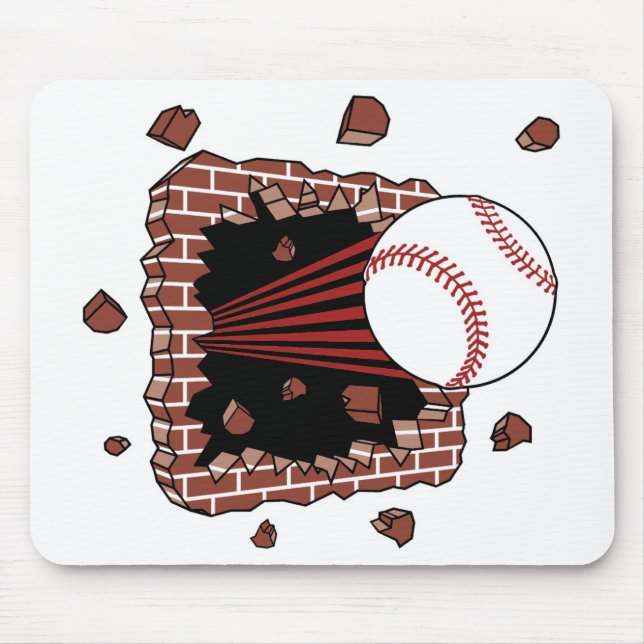 Baseball-Sprenger Mousepad (Vorne)