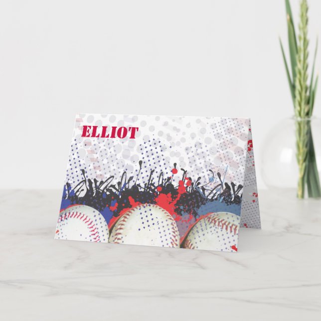 Baseball-Spritzer-Bar Mitzvah danken Ihnen zu (Vorderseite)