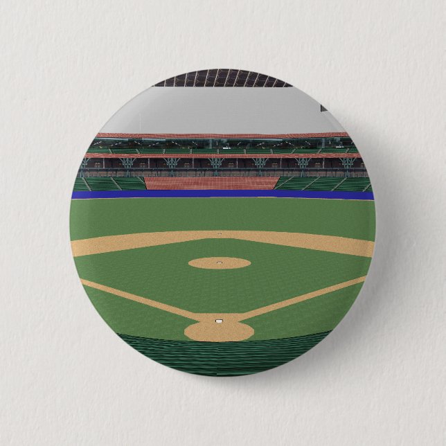 Baseball-Stadion: Modell 3D: Button (Vorderseite)