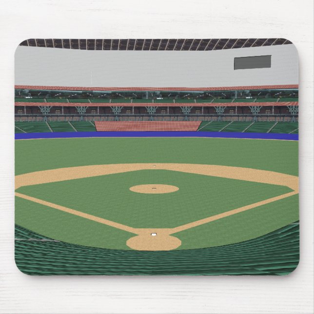Baseball-Stadion: Modell 3D: Mousepad (Vorne)