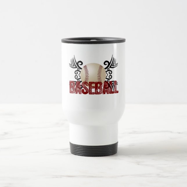 Baseball Stammes- Reisebecher (Mittel)