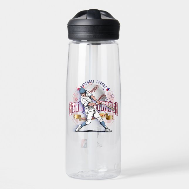 Baseball Stars & Stripes | 25oz Trinkflasche (Vorne)