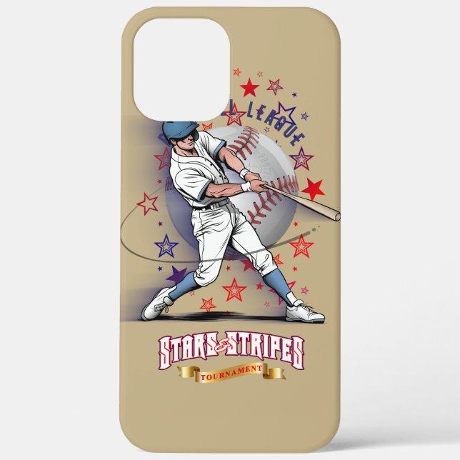 Baseball Stars & Stripes | Case-Mate iPhone Hülle (Rückseite)