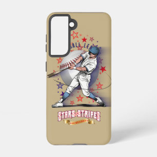 Baseball Stars & Stripes   Samsung Galaxy Hülle