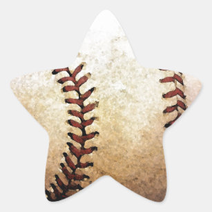 Baseball Stern-Aufkleber
