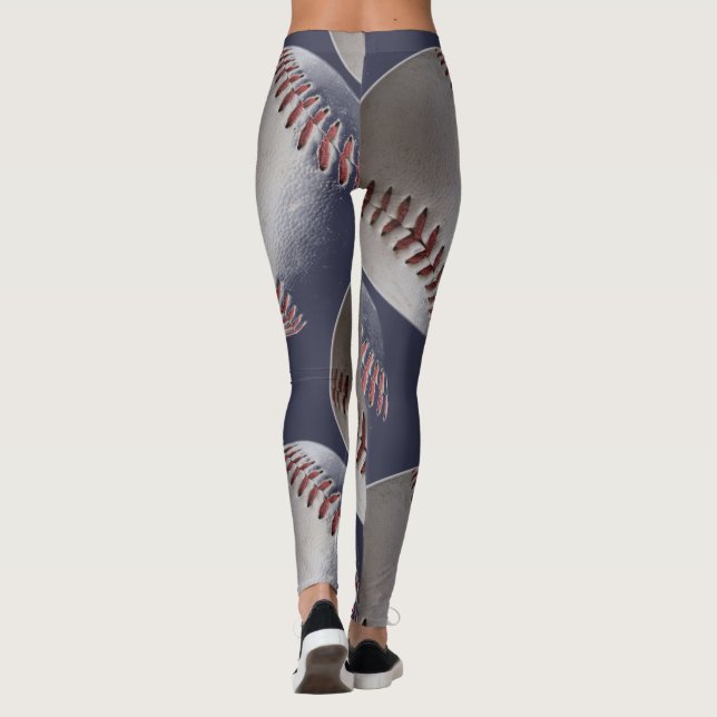Baseball-Stiche Leggings (Rückseite)