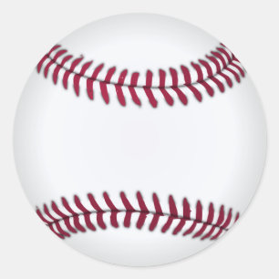 Baseball-Sticker Runder Aufkleber