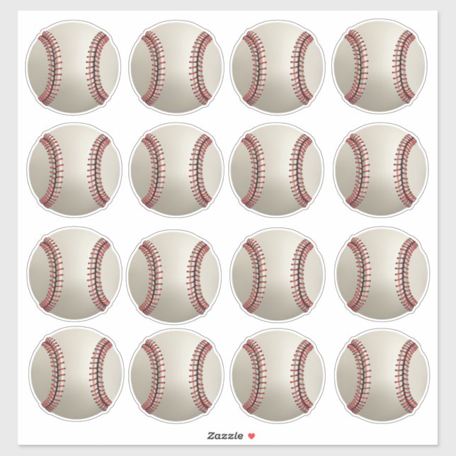 Baseball Stickers Aufkleber (Blatt)