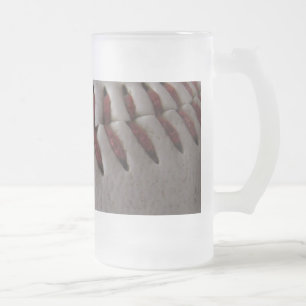 Baseball-Stitches Mattglas Bierglas
