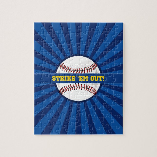 Baseball-Streit "Em Out Puzzle (Vertikal)