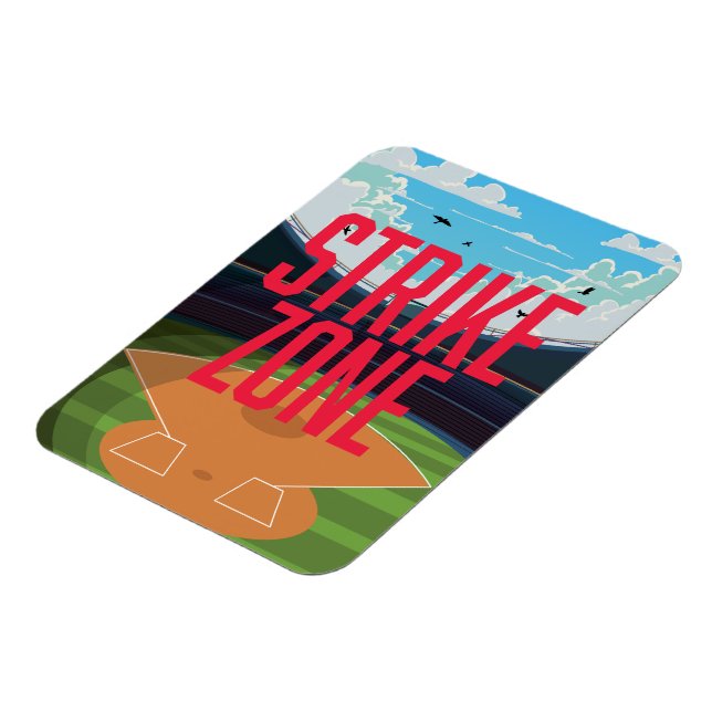 Baseball Strike Zone Magnet (Linke Seite)