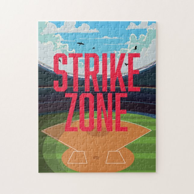 Baseball Strike Zone Puzzle (Vertikal)