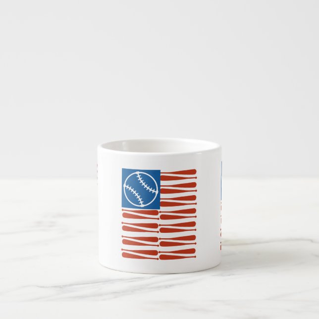 Baseball-Tasse Espressotasse (Vorderseite)