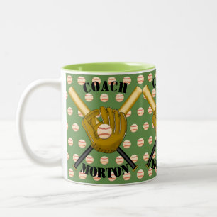 Baseball-Tasse Zweifarbige Tasse