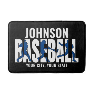 Baseball Team ADD NAME Champion Game Player Badematte