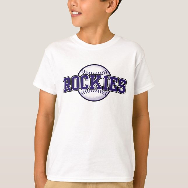Baseball Team Colorado Rockie T-Shirt (Vorderseite)