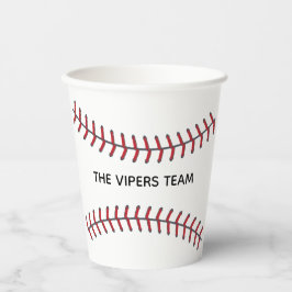Baseball Team Cool Ball Player League Custom Party Pappbecher