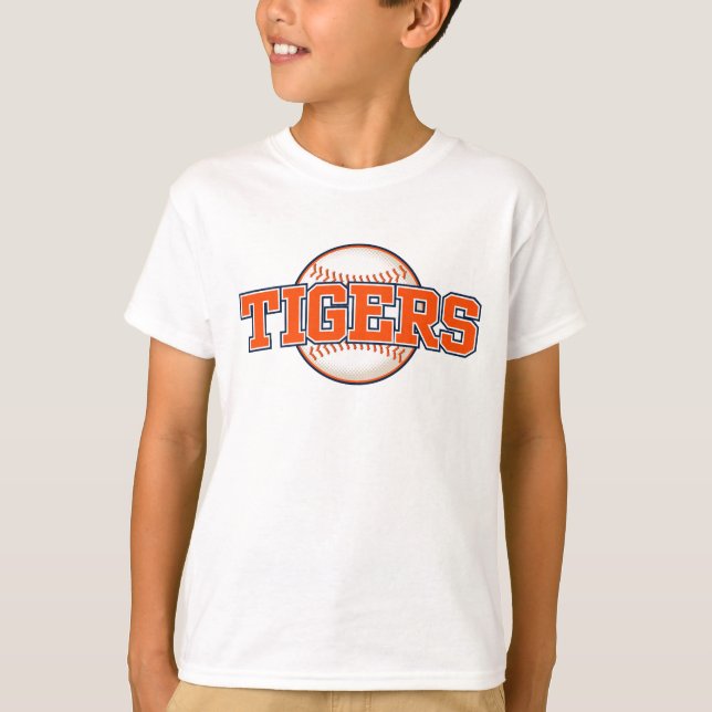 Baseball Team Detroit Tiger T-Shirt (Vorderseite)