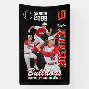 Baseball-Team Individuelles Foto Senior Night Spor Banner
