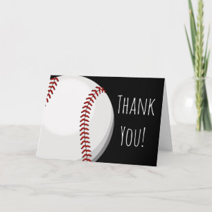 Baseball Team League Custom Vielen Dank Dankeskarte