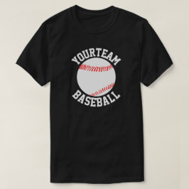 Baseball-Team, Player & Jersey-Nummer Männer-Shirt T-Shirt