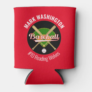 Baseball Team Player kann Kühler Dosenkühler