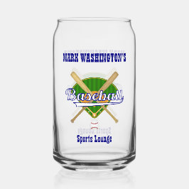 Baseball Team Player Sports Lounge Bier kann Glas
