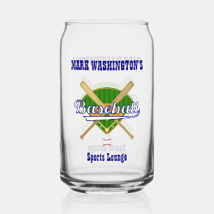 Baseball Team Player Sports Lounge Bier kann Glas
