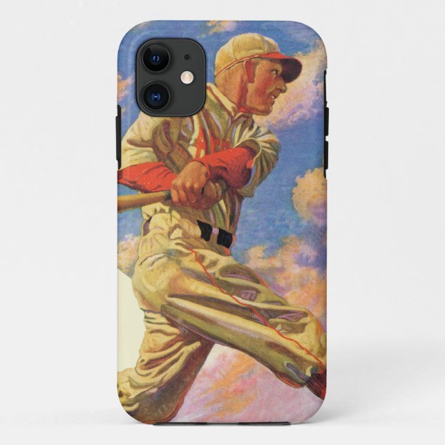 Baseball-Teig Case-Mate iPhone Hülle (Rückseite)