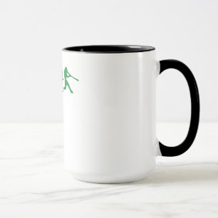 Baseball-Teig-Evolution (Grün) Tasse