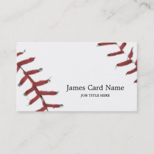Baseball-Textur-Illustration Visitenkarte