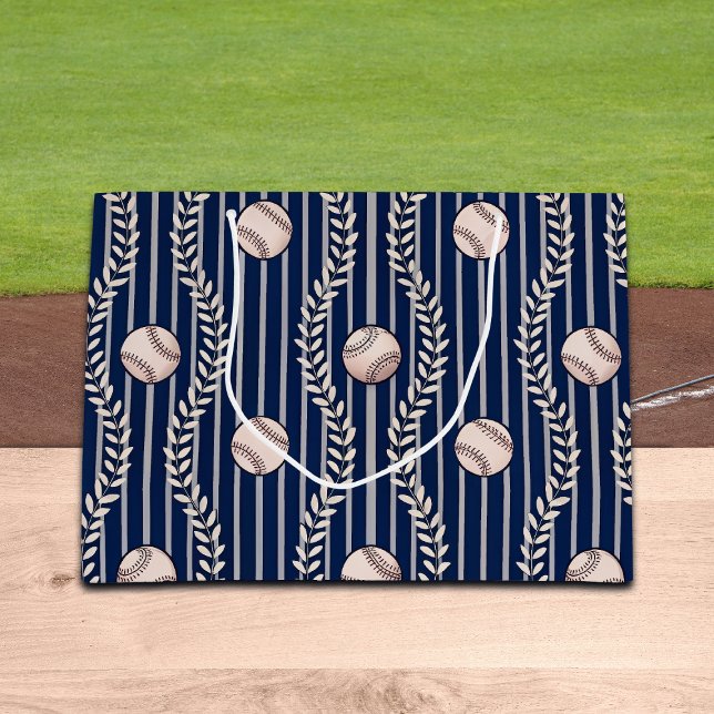 Baseball-Thema Große Geschenktüte (Von Creator hochgeladen)