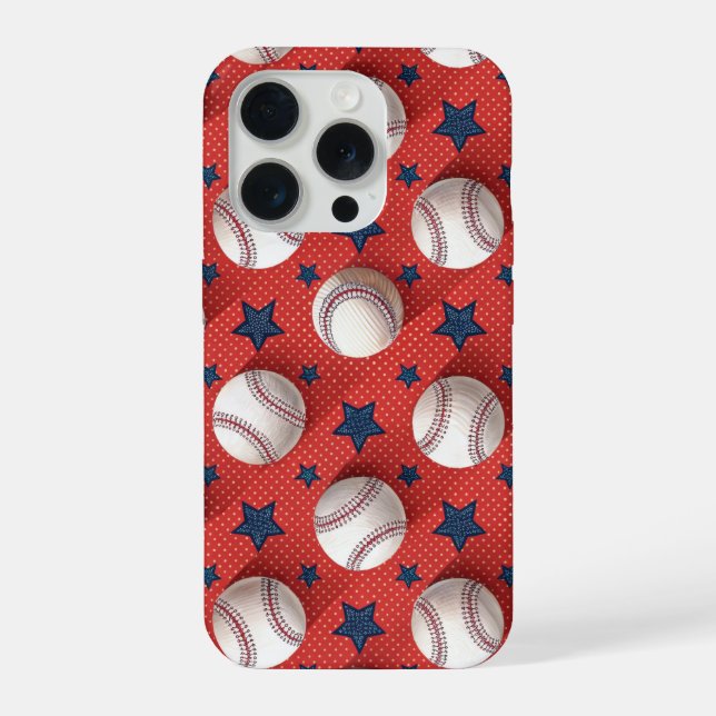 Baseball-Thema iPhone Hülle (Rückseite)
