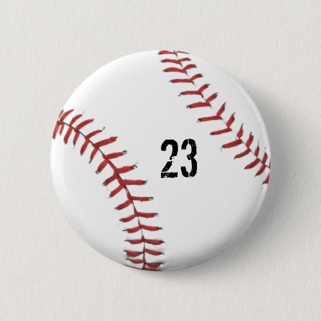 Baseball-Themaknopf Button (Vorderseite)