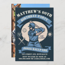 Baseball Theme Geburtstagsparty