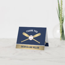 Baseball Theme Party Elegante Navy Blue und Gold T