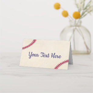 Baseball Themed Baby Dusche Zelt Karten