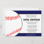 Baseball Themed Bar Mitzvah Einladung<br><div class="desc">Baseball Themed Bar Mitzvah. Erhältlich in verschiedenen Farben.</div>