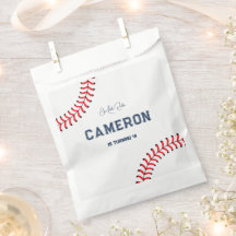 Baseball Themed Birthday Favor Bags