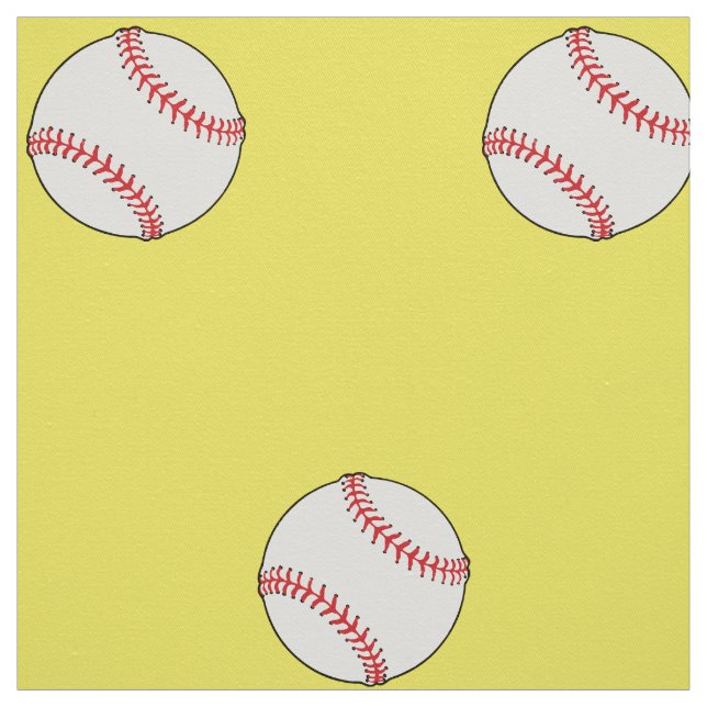 Baseball Themed Fabric - HAMbyWhiteGlove Stoff (Muster)