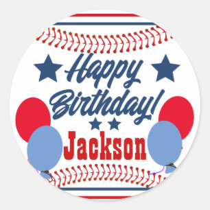 Baseball Themed Personalisiert Sticker