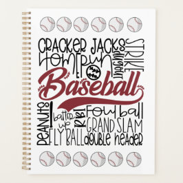 Baseball Themed Planer