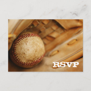 Baseball Themed UAWG RSVP Karte