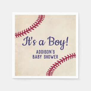 Baseball-themenorientierte Babyparty-Servietten Serviette