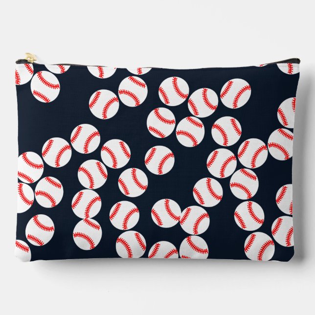 Baseball Toilettenbeutel Zubehörtasche (Vorderseite)
