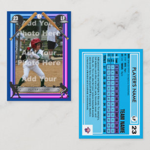 Baseball Trading Card Miami Frt - Benutzerdefinier Telefonnummerkarte