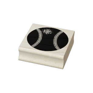 Baseball trägt Gummikunst-Briefmarke zur Schau Gummistempel