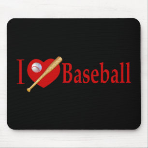 Baseball trägt Liebhaber-Geschenke zur Schau Mousepad