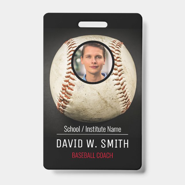 Baseball-Trainer Ausweis (Vorderseite)